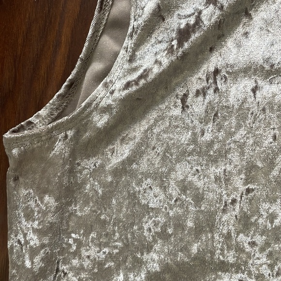 Velvet Sleeveless Top Large - Picture 2 of 5